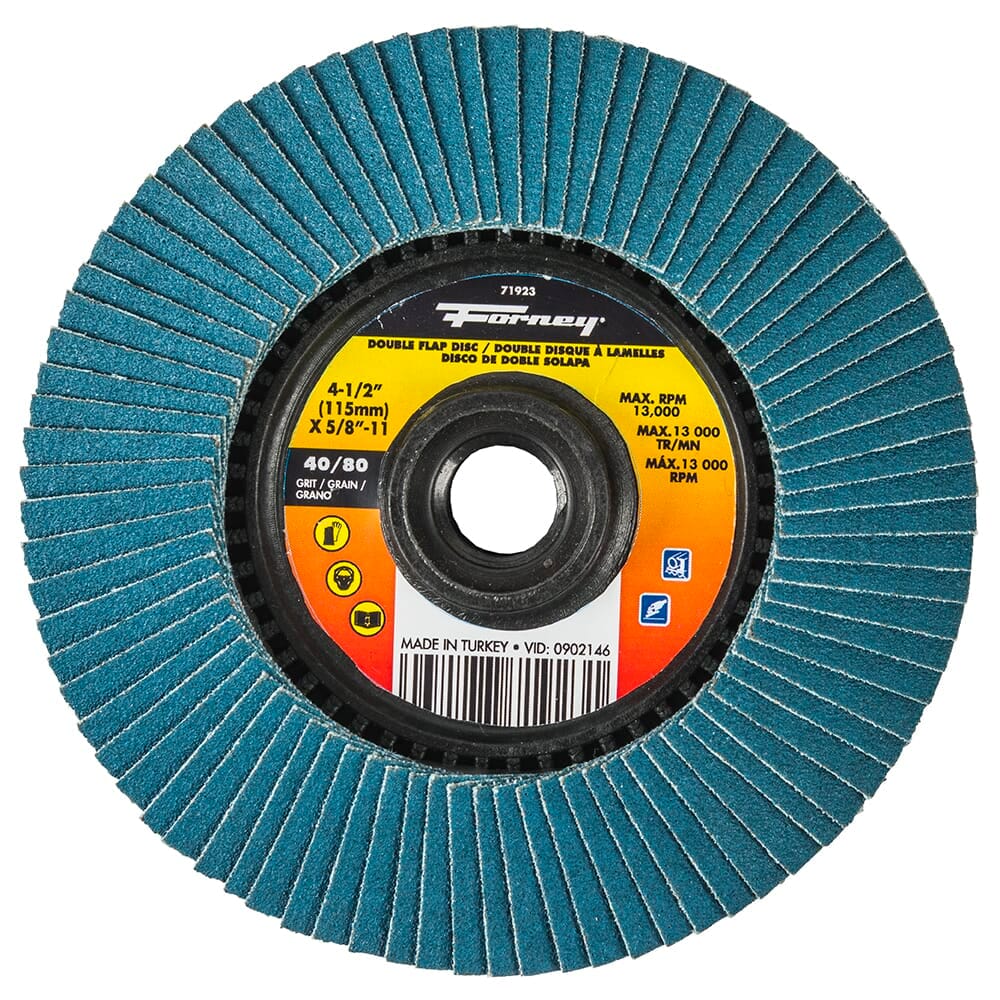 71923 Double Sided Flap Disc, 40/8